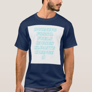 verbranding van fossiele brandstoffen t-shirt