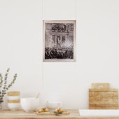 Verbranding van het ringtheater in Wenen Poster (Keuken)