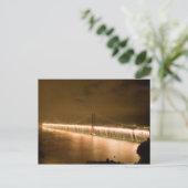 Verbranding van vuurwerk briefkaart (Staand voorkant)