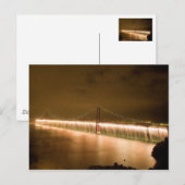 Verbranding van vuurwerk briefkaart (Voorkant / Achterkant)