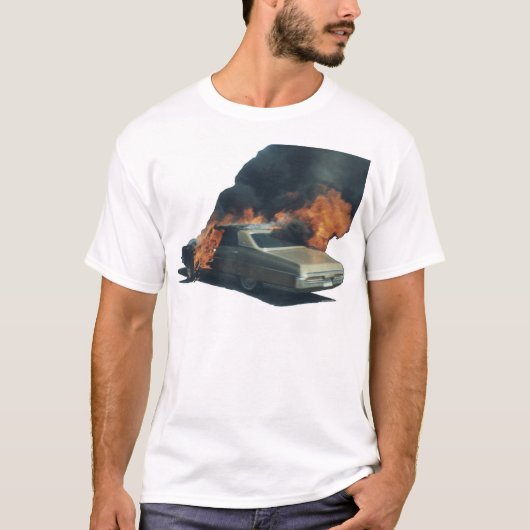 Verbrandingsauto T-shirt (Voorkant)