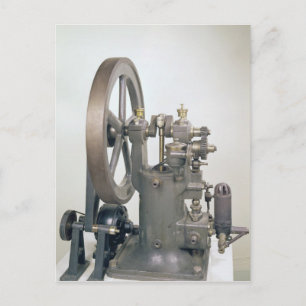 verbrandingsmotor, 1876 briefkaart