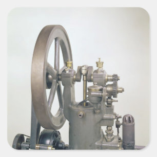 verbrandingsmotor, 1876 vierkante sticker