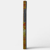 Verbrandingsresten en gekleurde schaken Case-Mate iPhone case (Achterkant / Links)