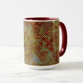 Verbrandingsresten en gekleurde schaken mok (Voorkant rechts)