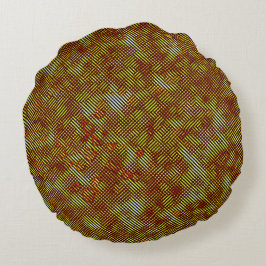 Verbrandingsresten en gekleurde schaken rond kussen