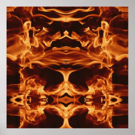 Verbrandingsschedel Poster