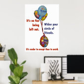 Verbreed je vriendenkring Poster (Thuiskantoor)
