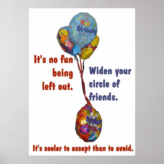 Verbreed je vriendenkring Poster (Voorkant)