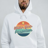 Verbreed uw perspectief Retro Hoodie