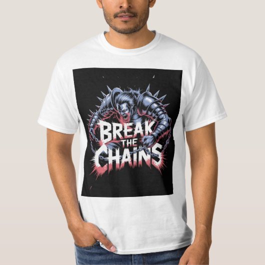 Verbreek de keten  t-shirt (Voorkant)