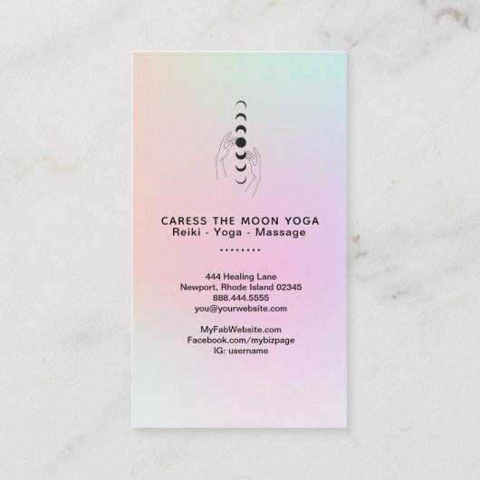 *~* Verbreek de motorfase + de hemeltoestand Visitekaartje (Achterkant)