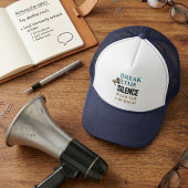 Verbreek de stilte Draag de moed Motiverend Trucker Pet