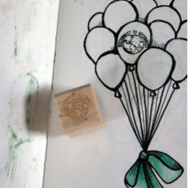 Verbreek de verbinding met de natuur van de aarded rubberstempel