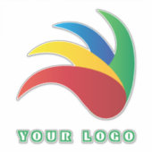 Verbreek uw logo-, bedrijfsklare autowrak sticker (Voorkant)