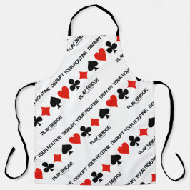 Verbreek uw Routine Play Bridge met vier kaartsleu Schort