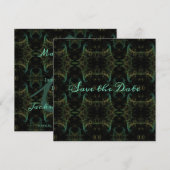 Verbreekbaar Abstract sparen de Datum Save The Date (Voorkant / Achterkant)