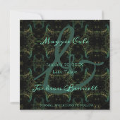 Verbreekbaar Abstract sparen de Datum Save The Date (Achterkant)