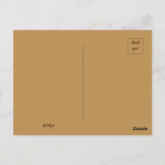 Verbreng me weg briefkaart (Achterkant)