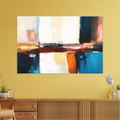 Verbrijzeld Horizon Canvas Afdruk (Insitu (Woonkamer))