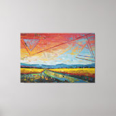 Verbrijzeld Horizon Canvas Afdruk (Voorkant)