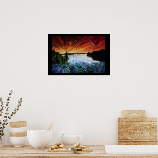 verbrijzeld poster (Keuken)