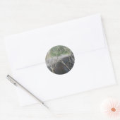 verbrijzeld ronde sticker (Envelop)