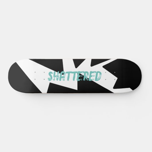 verbrijzeld schaatsen dek persoonlijk skateboard (Horizontaal)