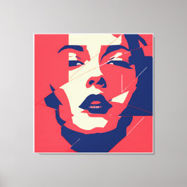 verbrijzelde blik canvas afdruk