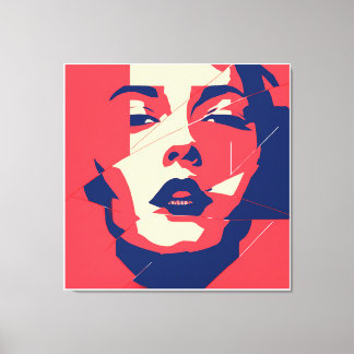 verbrijzelde blik canvas afdruk