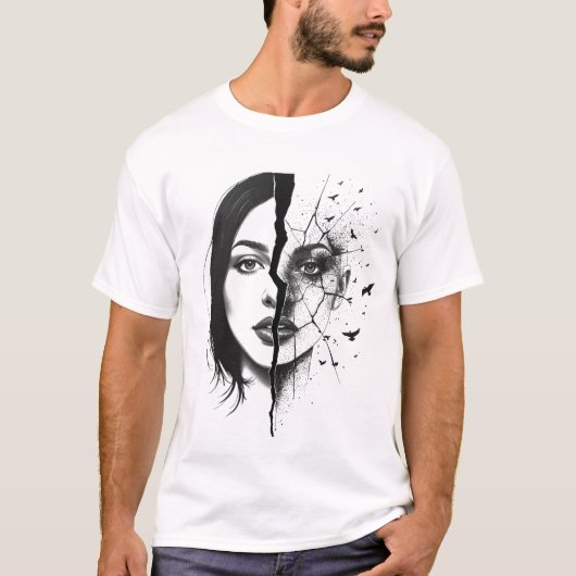 Verbrijzelde Echo's T-shirt (Voorkant)