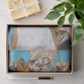 Verbrijzelde Koninklijkheid Abstracte Kunst Decoup Tissuepapier (Geschenk)