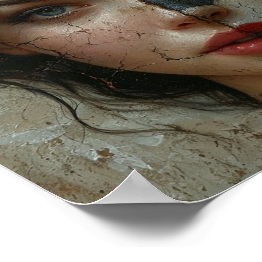 verbrijzelde poster (Hoek)