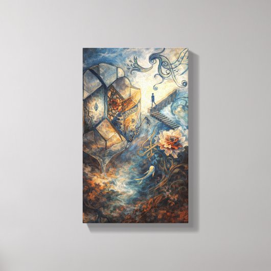 Verbrijzelde Realiteiten Canvas Afdruk (Voorkant)