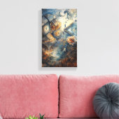 Verbrijzelde Realiteiten Canvas Afdruk (Insitu (Woonkamer))