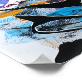 Verbrijzelde reflecties – surrealistische expressi poster (Hoek)