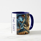 Verbrijzelde zandloper: Tijdpauzes, Geloof verdraa Mok (Voorkant rechts)