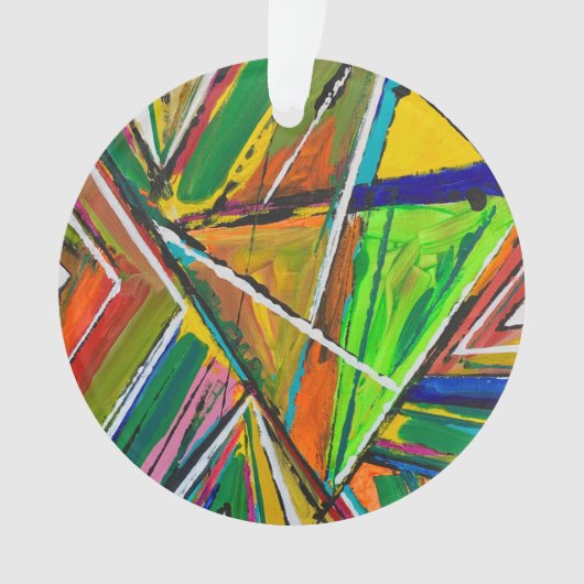 Verbroken acryl Ornament (voorkant)