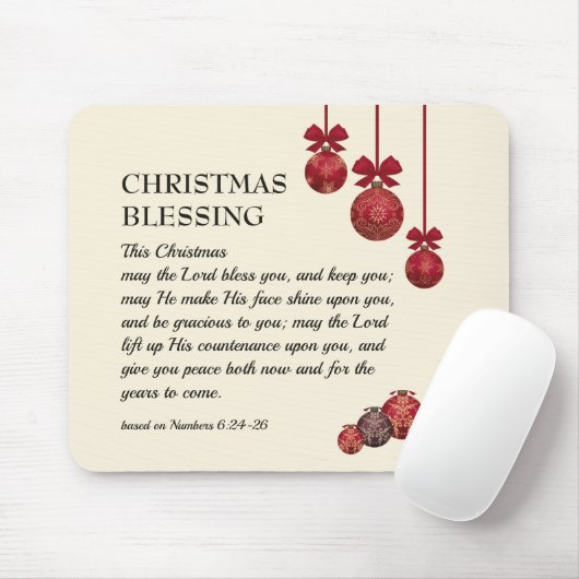 VERBROKEN Moge de Heer U Bless You CHRISTMAS Muismat (Met muis)