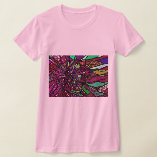 Verbrokkelde Bloem T-shirt (Laagn)