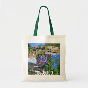 Verbruikbare zak met colorado-wildernis tote bag