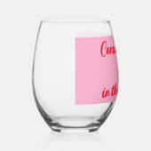 Verbruiken van liefde in het zonnige wijnglas wijnglas zonder voet (Rechts)