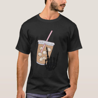 Verbruiksbrandstof door gehakt koffie en angst t-shirt