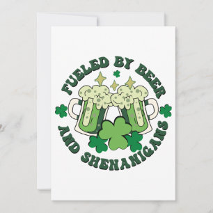 Verbruiksbrandstof voor bier en shenanigans kaart