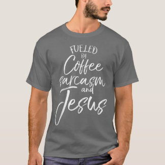 Verbruiksveld door Coffee Sarcasm en JesusBold Chr T-shirt
