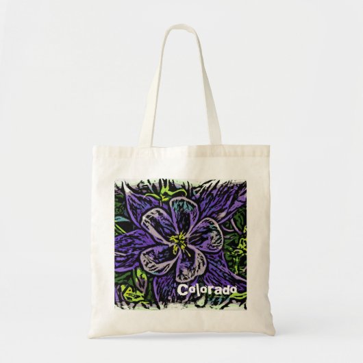 Verbruikszak voor colorado columbine tote bag (Voorkant)
