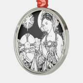 Verbum Caro Factum Est Metalen Ornament (Links)