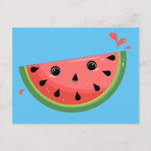 Verchokt Kawaii Watermelon Briefkaart