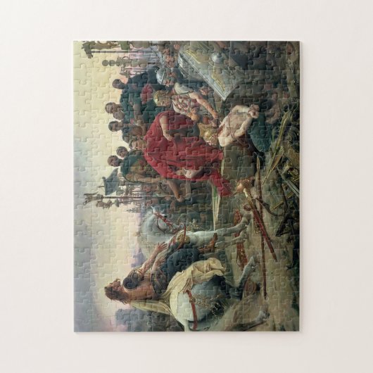 Vercingetorix en Julius Caesar Legpuzzel (Verticaal)
