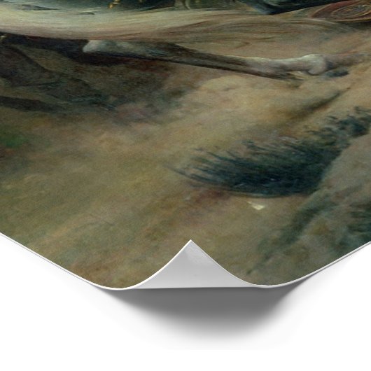 Vercingetorix gooit zijn armen neer poster (Hoek)